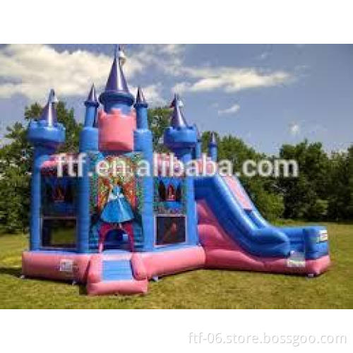 2015 cheap selling high quality of the most popular portable outdoor inflatable trampoline slides castle children toys